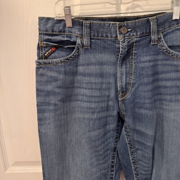 Men's Ariat FR M4 Relaxed Boot Work Jeans 34x31 Fire Resistant Cowboy Western - Picture 2 of 9
